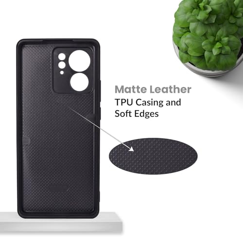 Image of SPRIG Compatible with Moto Edge 40 Premium PrimeMatte (Matte Leather TPU) Back Cover Drop Tested Shock Proof Mobile Case for Men, Women, Boys and Girls with Camera Protection (Red)