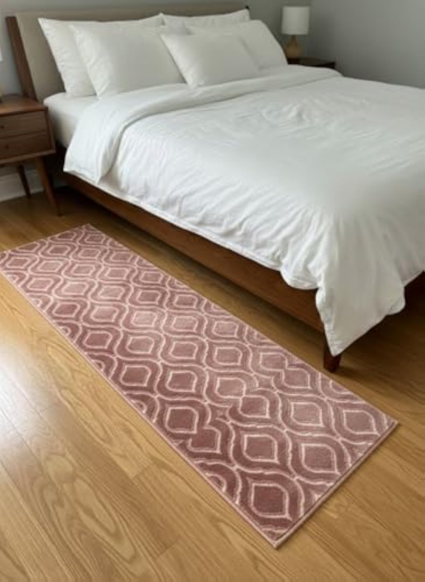 Anti-Slip Bedside Runner Rug, Soft Floor Runner for Bedroom