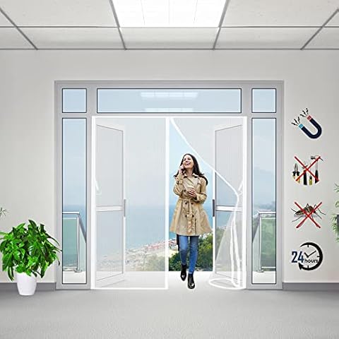 TTMLED Magnetic Fly Screen Door for Indoor Outdoor Cover