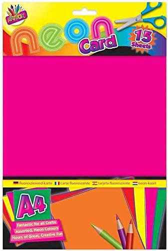 A3/A4/A5 Black/White/Coloured/Pastel/Neon/Fluorescent Card for Printers ...