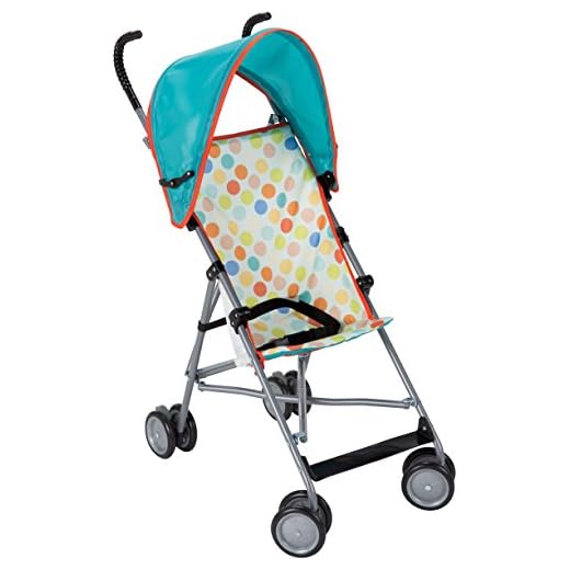 Cosco Umbrella Stroller with Canopy, Dots