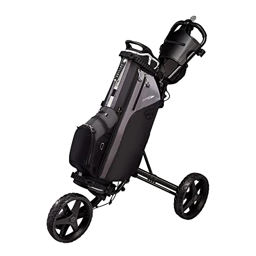 Wilson Staff Feather Golf Stand Bag - Black/Charcoal/Silver #TOP3