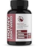Nobi Nutrition Premium Horny Goat Weed Pills for Men and Women - Fuel, Passion and Stamina - Natural Performance and Libido Boost - 60 Capsules