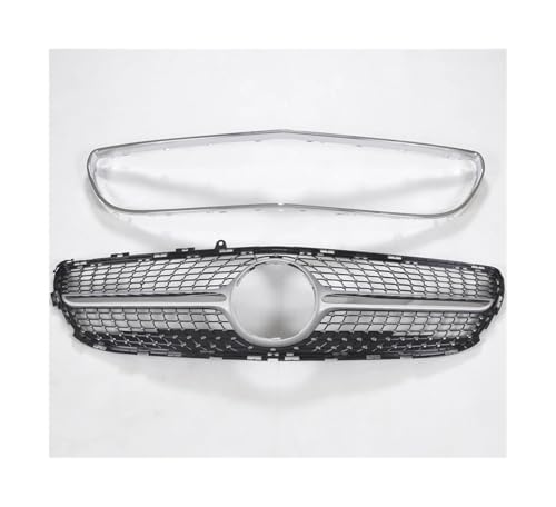 Grille Pare-Choc Avant Centrale Benz CLS W218 2014-2018 Argent avec Cadre