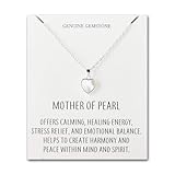 collier gas coeur nacre Fabriqué avec confiance. Collier cœur en nacre par Philip Jones. Achetez en toute confiance avec notre garantie fabricant de 12 mois avec votre collier.