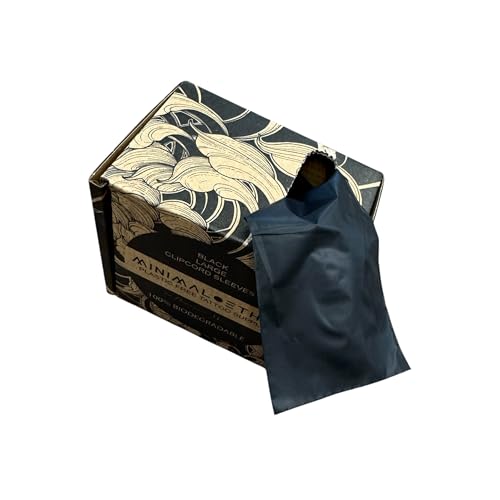 200pcs Black Biodegradable clipcord Sleeves, Large Size, pre-Cut roll Minimal Ethic Tattoo Supply