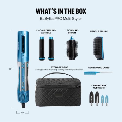 BaBylissPRO Style/Switch Multi-Styler, Hair Dryer & Curler, Straight/Wavy