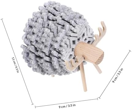 NUOBESTY Kar tanesi altlık seti, koyun motifli, ısıya dayanıklı keçe bardak altlığı, masa koruması ve ev, çay odaları ve restoranlar için dekorasyon - Görsel 2