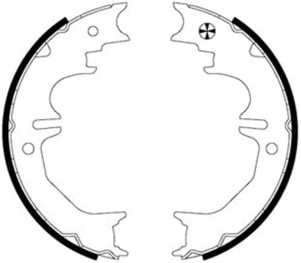 91066100 Brake Shoe Set, Parking Brake