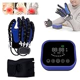 YEUNTANH Arthritis Stroke Hemiplegia Patient Finger and Hand Function Rehabilitation Training,Robots Rehab Gloves Recovery Exercise Medical Equipment (Right hand-M)