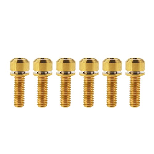 Dingtai 6 `^]ԃ{goCNXe M5x16mm M5x18mm M5x20mm Zp{g (S[h, M5x16mm)