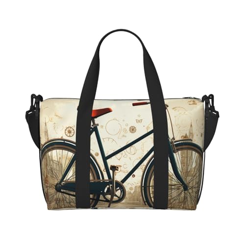 Sac de voyage sport et yoga étanche, grand sac fourre-tout réglable