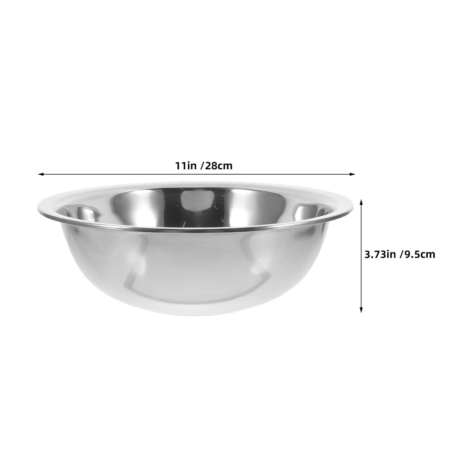 Homoyoyo Vaschetta per Pediluvio in Acciaio Inox 201 da 28 CM Set 2 Pezzi Multifunzionale Fondo Antiscivolo Contenitore per Lavare Piedi Bucato e Uso Domestico per Casa e Viaggio