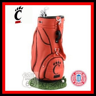 Cincinnatti Bearcats Golf Bag Clubs Desk Caddy Figure #TOP13