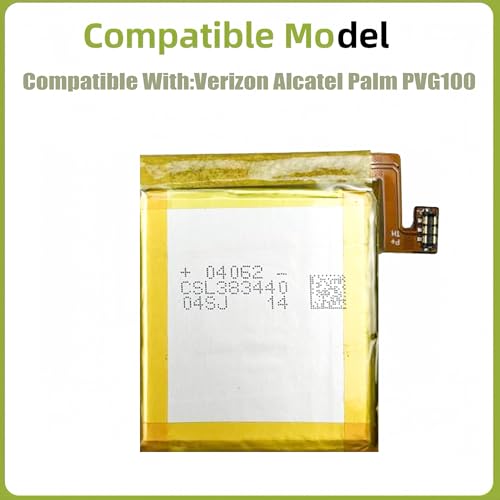 ERYNK TLP007A1 Rechargeable Battery Compatible with Verizon Alcatel Palm PVG100 with Tools