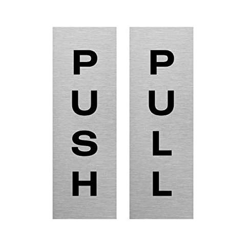 ViroDisplay Slimline Aluminium Push/Pull Signs Twin Pack Cover