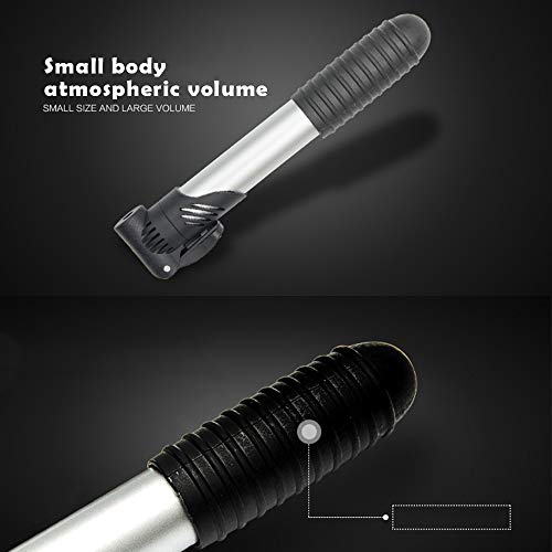 bigbigfamily Bombas para Bicicleta,Inflator portátil da bomba da bicicleta, acessórios do ciclismo d