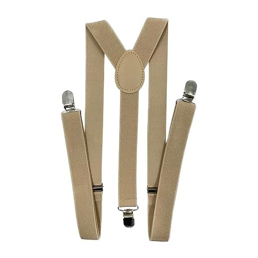 Suspensório Adulto Bege Casamento Padrinhos