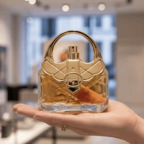 PURSE STRING EDP 100ml Ladies Perfume | Luxury Long Lasting Perfume for Women | Floral Amber & Oriental Woody Gourmand Ladies Fragrance | Elegant Gold Purse Bottle Gift Set for Her - Image 3