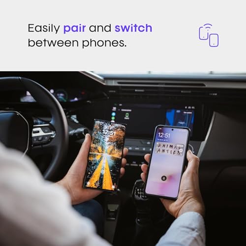 Image of AAWireless Two - Android Auto Wireless Adapter - Convert Factory Wired Android Auto to Wireless - Multifunctional Button - Easy Plug and Play Setup - Seamlessly Connect Via Bluetooth - Made in Europe