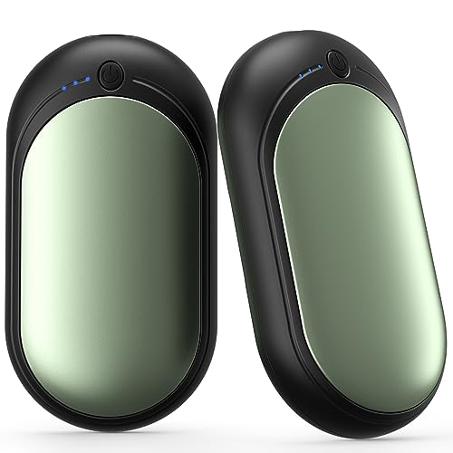 Hand Warmers Rechargeable, KNIFOD 2 Pack 6000mAh Portable Electric Handwarmers,