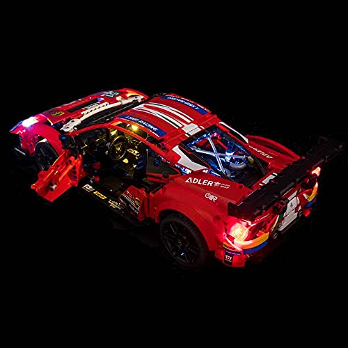 Light My Bricks Lichter für Lego Ferrari 488 GTE 42125 – Bild 6