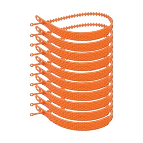 Bomefoi Cadenas De Neumáticos Con Bridas,10 Piezas Accesorios De Invierno Para Viajes Por Carretera En Clima Frío | Tracción En Nieve De Ruedas | Para Automóviles, Camiones, SUV, Autocaravanas,