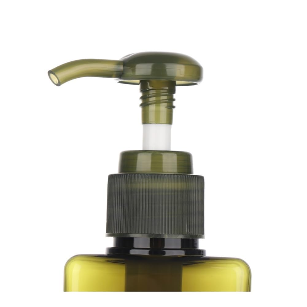 Botellas vacías exprimidas con bomba de 100 ml, botella de espuma de jabón, dispensador de cosméticos, contenedor de líquido PET, botella de viaje (marrón, 10 unidades)
