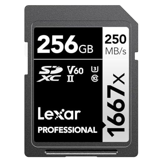 Lexar 256GB UHS-II SD Card for Professionals
