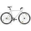 Fixed Gear Bike - Lightweight Single Speed Road Commuter Bike with Flip-Flop Hub for Urban Riding 700c 59 cm