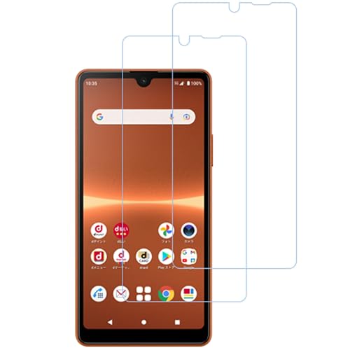 HUAKE �ڂ̔��y�� 93% �u���[���C�g�J�b�g�y2������ �zXperia Ace 3 SOG08 SO-53C �p �K���X�t�B���� �ی�t�B����