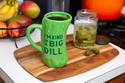 BigMouth Large Green Ceramic Pickle Mug 64oz Funny Coffee Mugs Gag Gift for Adults and Coffee Lovers Unique Gift for Men and Women by BigMouth Inc - Image 3