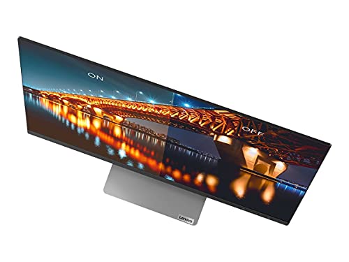 Lenovo Q27q-1L – Monitor Gaming 27″ 2K QHD con Diseño elegante (IPS, 75Hz, 4ms, HDMI, DP, FreeSync, Altavoces, EyeSafe, Base Metálica) Ajuste de inclinación – Negro
