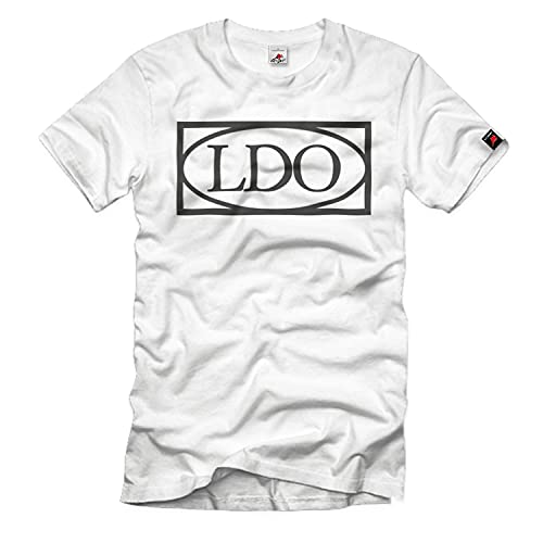 T-shirt avec logo LDO #7353 ample et blanc XXL pour un confort maximal