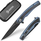 EIN PERFEKTES GESCHENK: Dieses scharfes, kleine und leichte Survival Klappmessern in einer einzigartigen Scheide ist nicht nur ist perfekt für Camping, Jagd, Sammeln, sondern auch als perfektes Geschenk für einen Vater, Freund, Entdecker oder Sammler!