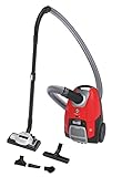 Hoover H-ENERGY 500 Bodenstaubsauger mit 3,5 L Beutel – leiser Staubsauger (69 dBA) mit automatischem Beutelentsorgungssystem – Staubsauger mit EPA Filter – HOME Edition + Parkettdüse