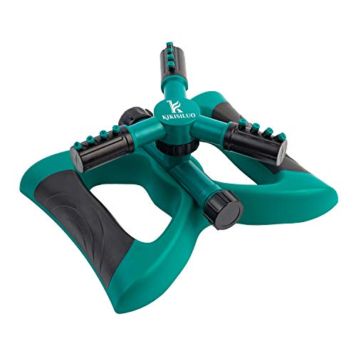 KIKISILUO Lawn Yard Sprinkler for Lawn and Garden Large Area Coverage Water Sprinkler Rotating Garden Sprinkler for Yard Kids