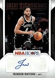 2024-25 NBA Hoops Great SIGnificance #18 Trendon Watford Auto Brooklyn Nets Official Panini Basketball Trading Card