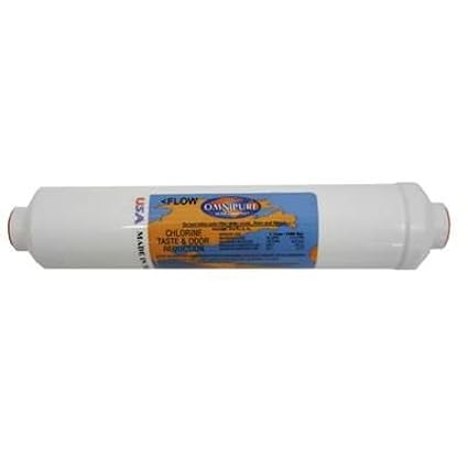 Omnipure K2586-BB-6 OZ. GAC & Phosphate Inline Water Filter Cartridge