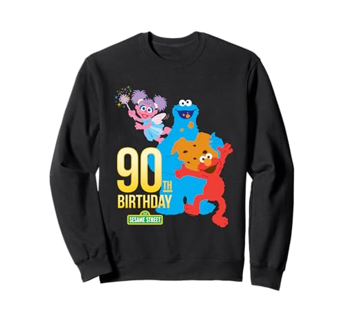 Sweatshirt Sesame Street 90e anniversaire en coton premium doux