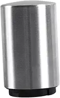 Abridor automático de garrafas de cerveja com apanhador magnético de tampa, aço inoxidável, prata