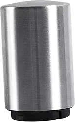 Abridor automático de garrafas de cerveja com apanhador magnético de tampa, aço inoxidável, prata