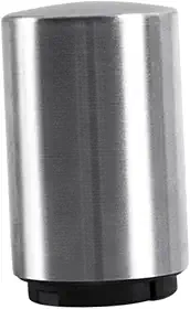 Abridor automático de garrafas de cerveja com apanhador magnético de tampa, aço inoxidável, prata