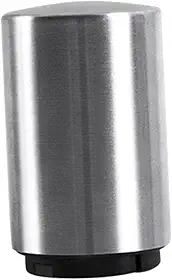 Abridor automático de garrafas de cerveja com apanhador magnético de tampa, aço inoxidável, prata