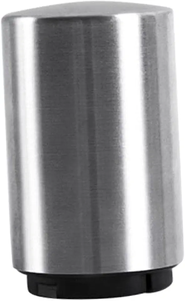 Abridor automático de garrafas de cerveja com apanhador magnético de tampa, aço inoxidável, prata