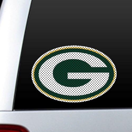 Green Bay Packers NFL 12 inch Window Film Decals