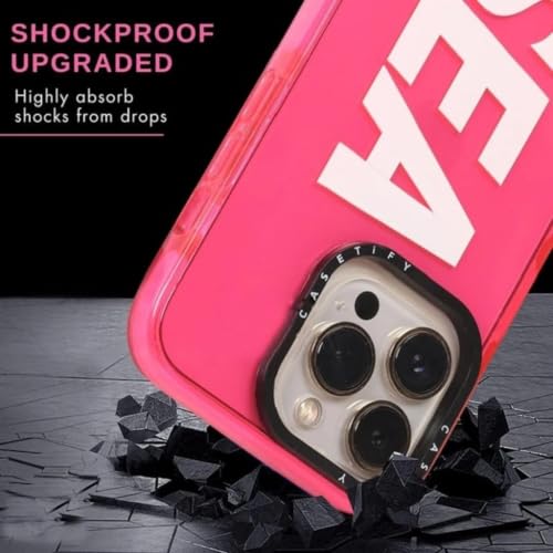 Image of Erams Online for iPhone 14 Pro Max SEA Case Transparent, Grip Case Silicon Slim Fit Shock-Absorbing TPU Bumper & Anti-Yellowing Clear Protective Back Cover for iPhone 14 Pro Max (Pink, 01)