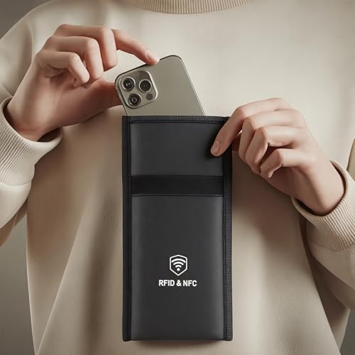 Military Grade Faraday Bags for Phones [5G/Bluetooth/WiFi/GPS] Signal Blocker - view 6