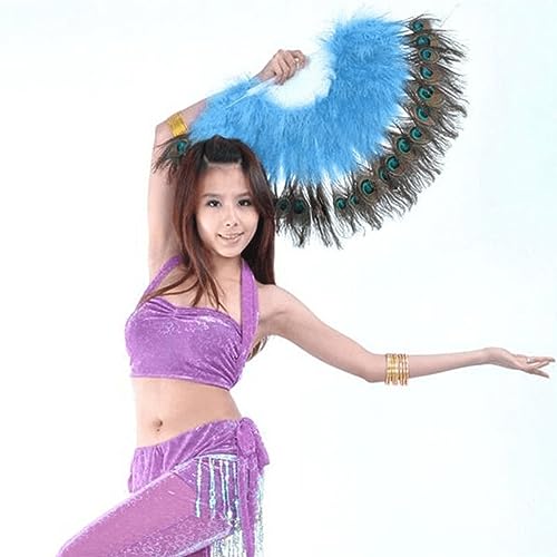 Éventail de danse Wudaizhi robuste anti-perte de plumes pour scène - 6