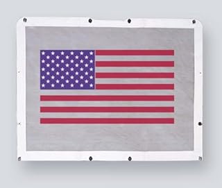 Belmor BS-1988AF-1 Patriotic USA Flag Bug Screen Truck Grille Cover for 1986-2007 Peterbilt 357, 375, 377, 378, 379 (Short Nose)